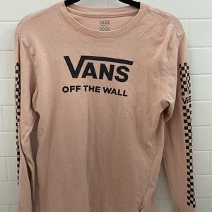 Long Sleeve, Vans, Checkered Sleeves